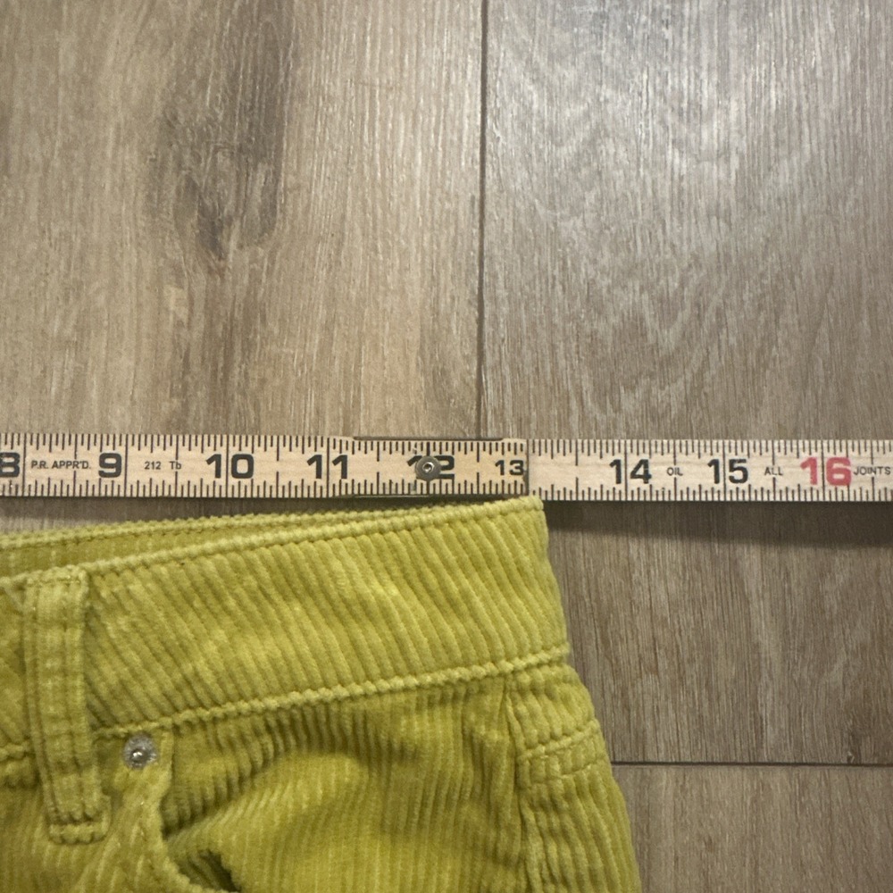 BDG Women's Mom High Rise Corduroy Pants Tapered Leg Gold City Chic Size 25 - Picture 8 of 10